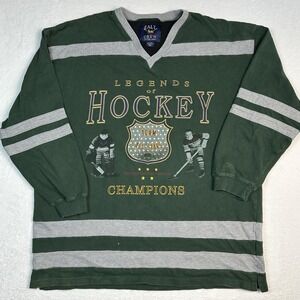 Vintage Galt Crew Legends‎ of Hockey Champions Team All Stars Sweatshirt Size XL
